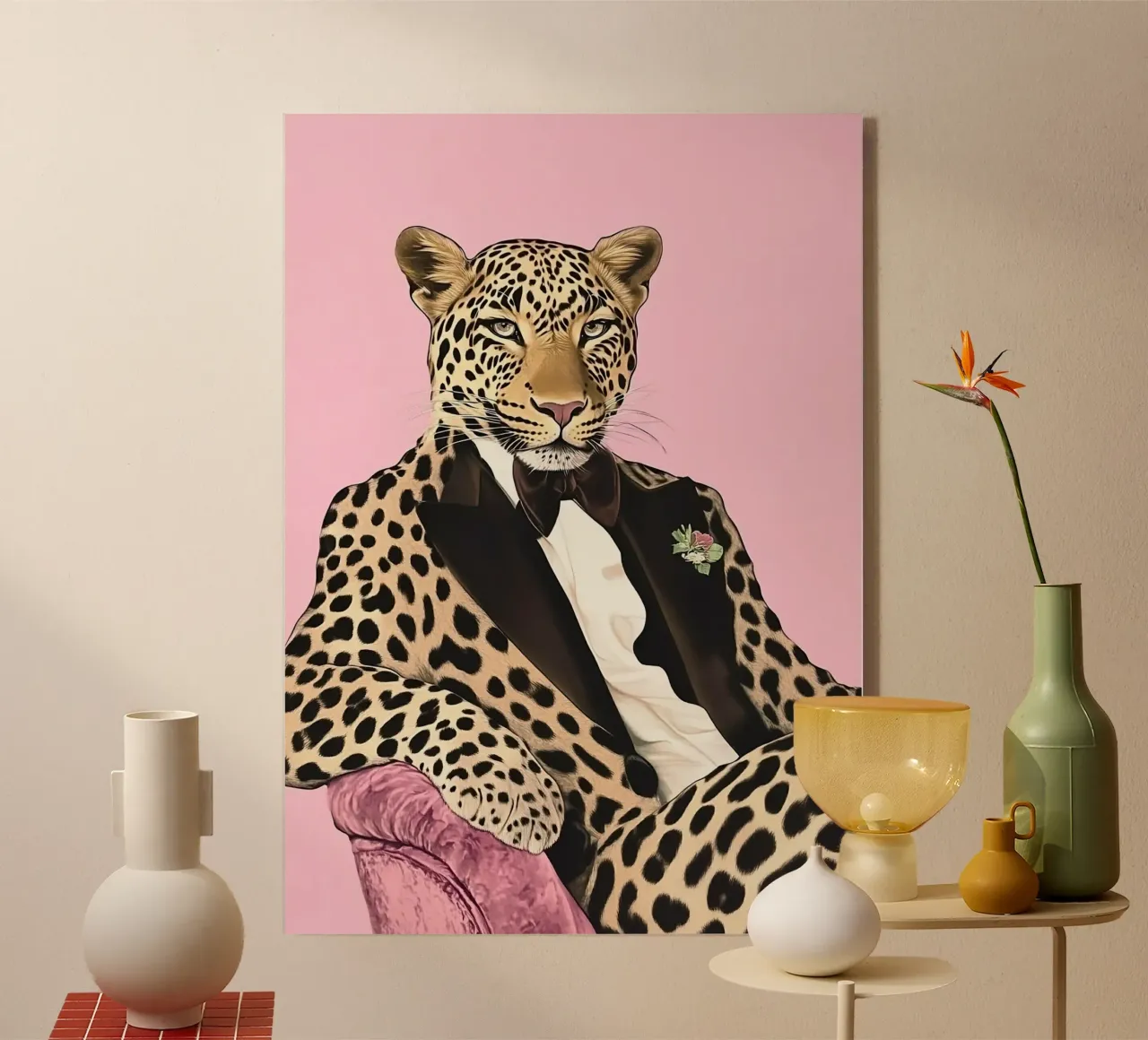 Leopardo plexiglass da Nikis Art Studio