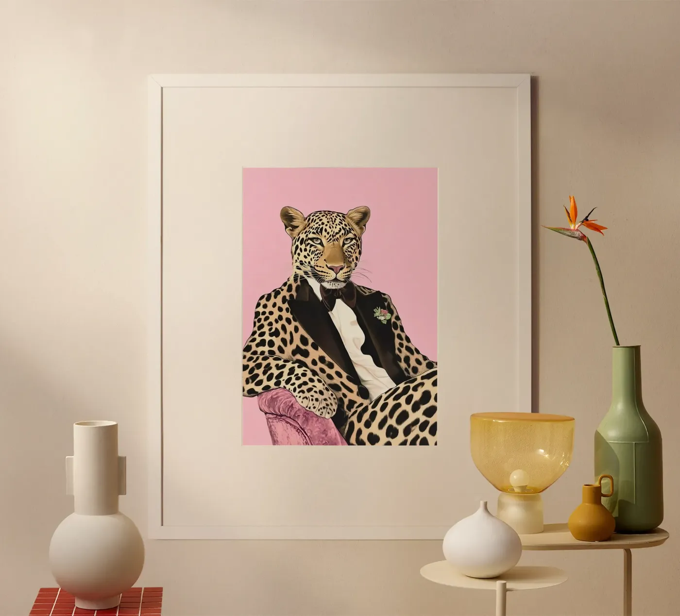 Leopard poster de Nikis Art Studio