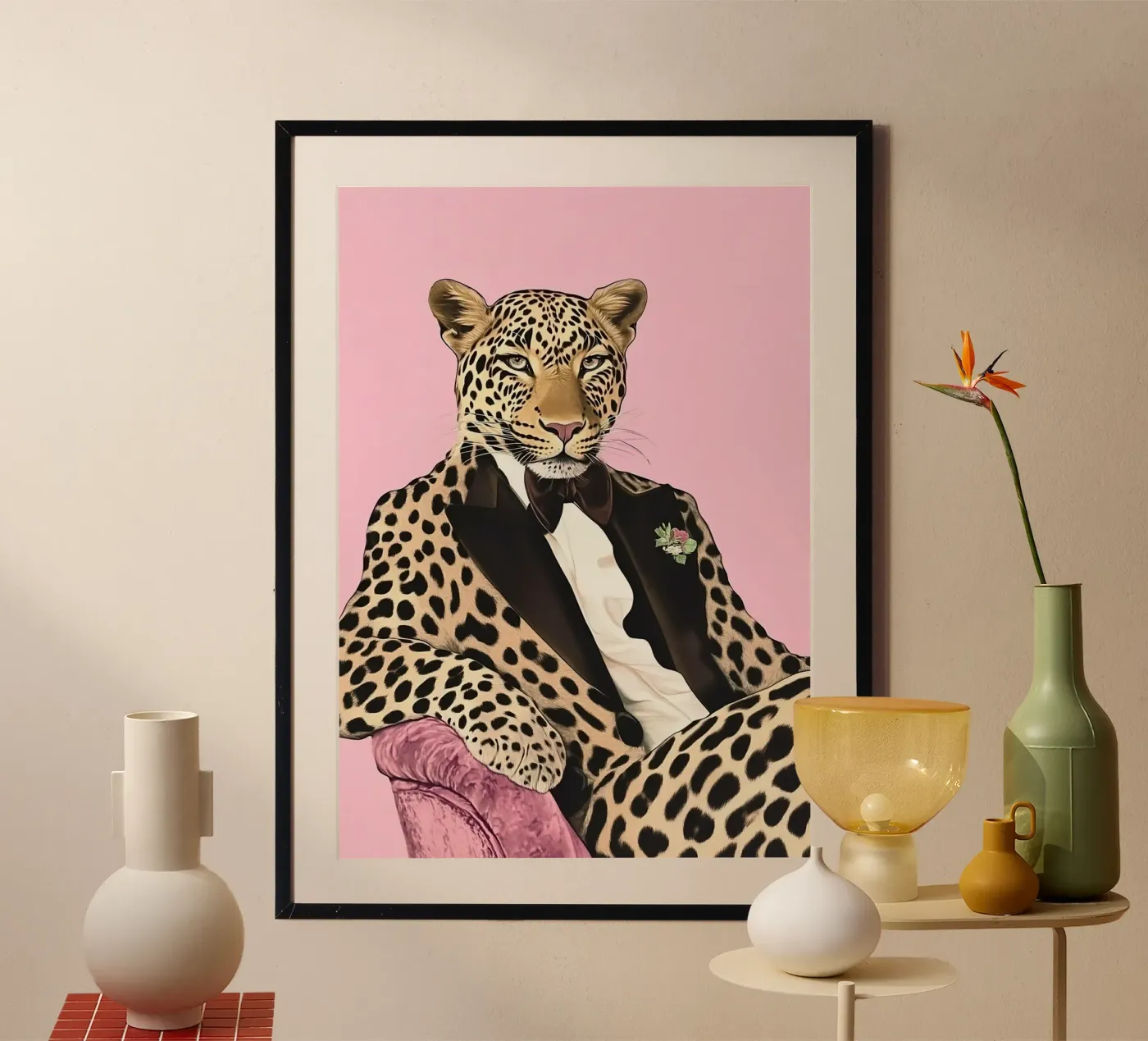 Leopard poster de Nikis Art Studio