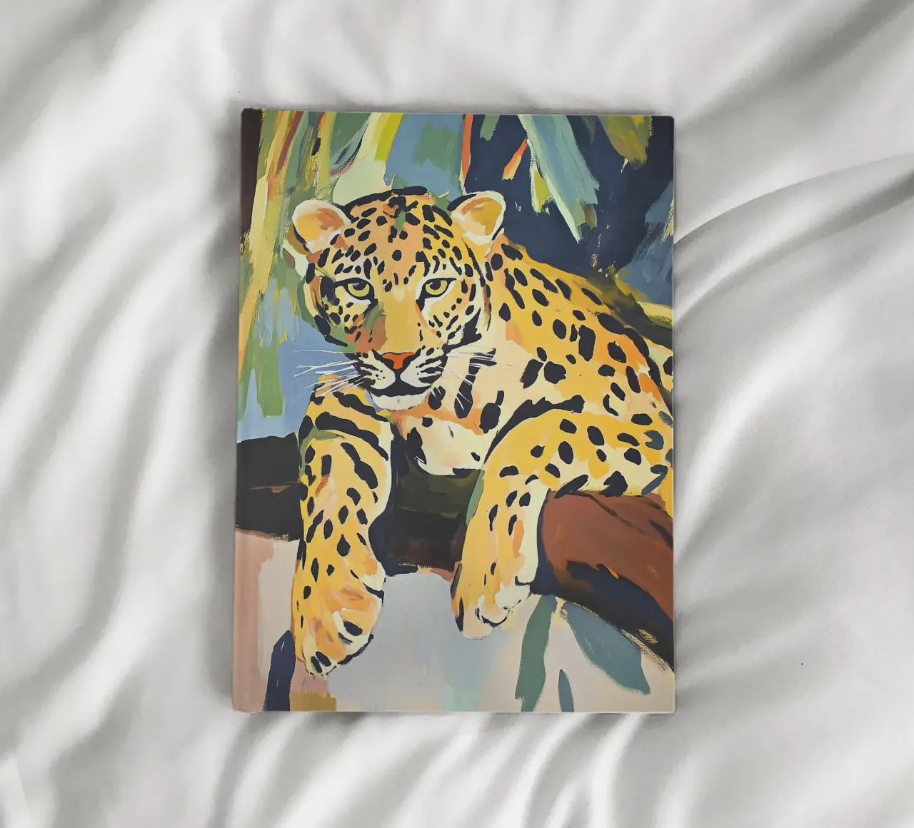 Leopard "Fleeting Appearance" notebook by Nikis Art Studio