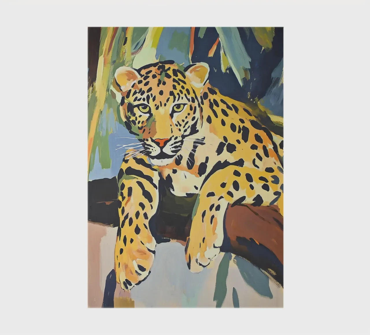 Leopard "Fleeting Appearance" notebook by Nikis Art Studio