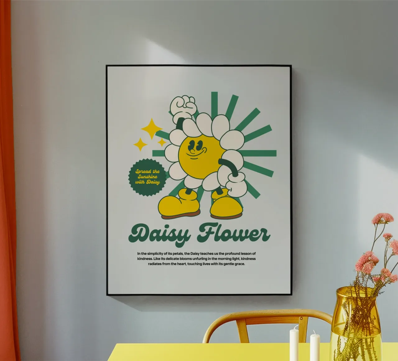 DAISY FLOWER plexiglass da Einfach Uebel