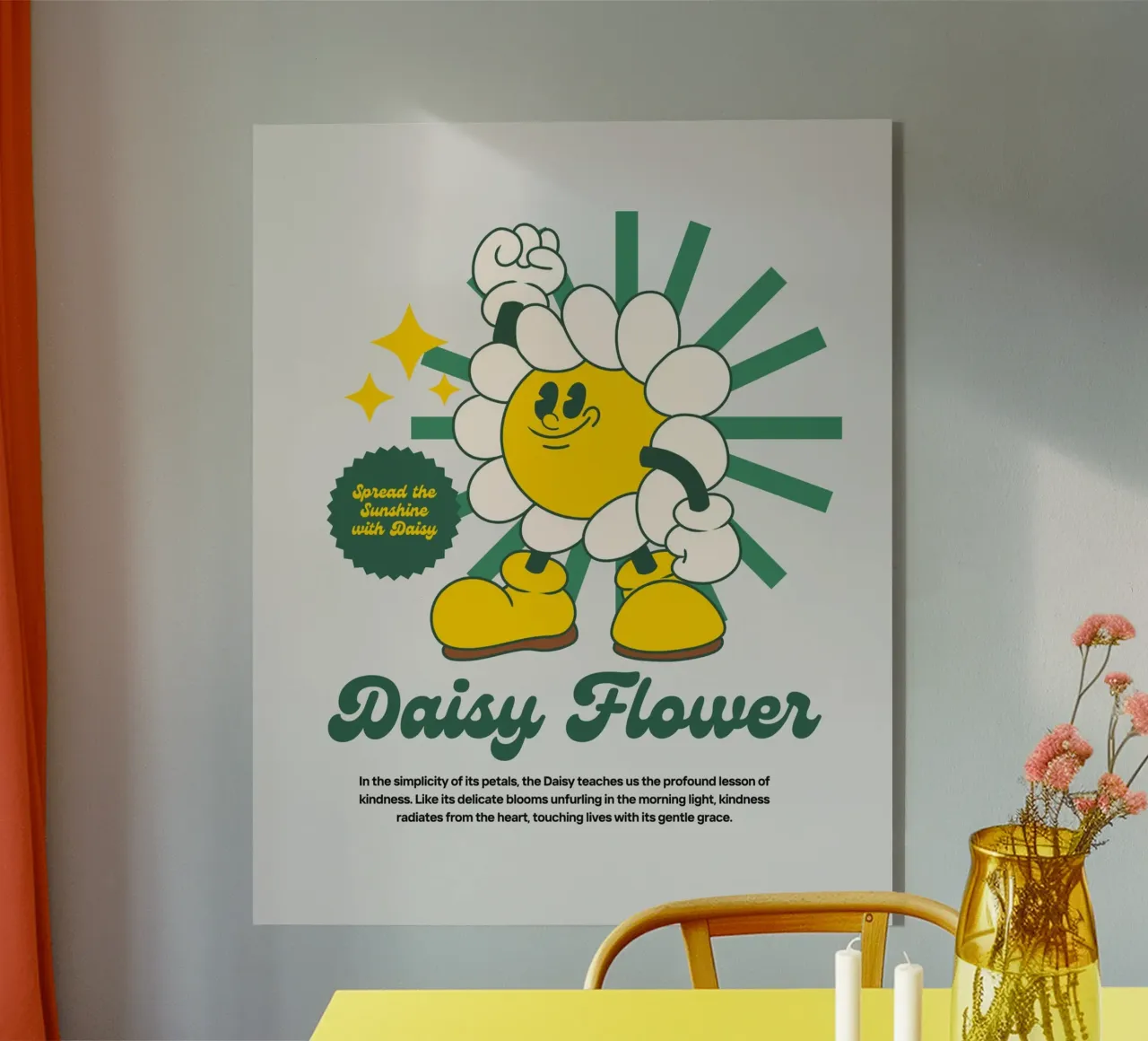 DAISY FLOWER plexiglass da Einfach Uebel