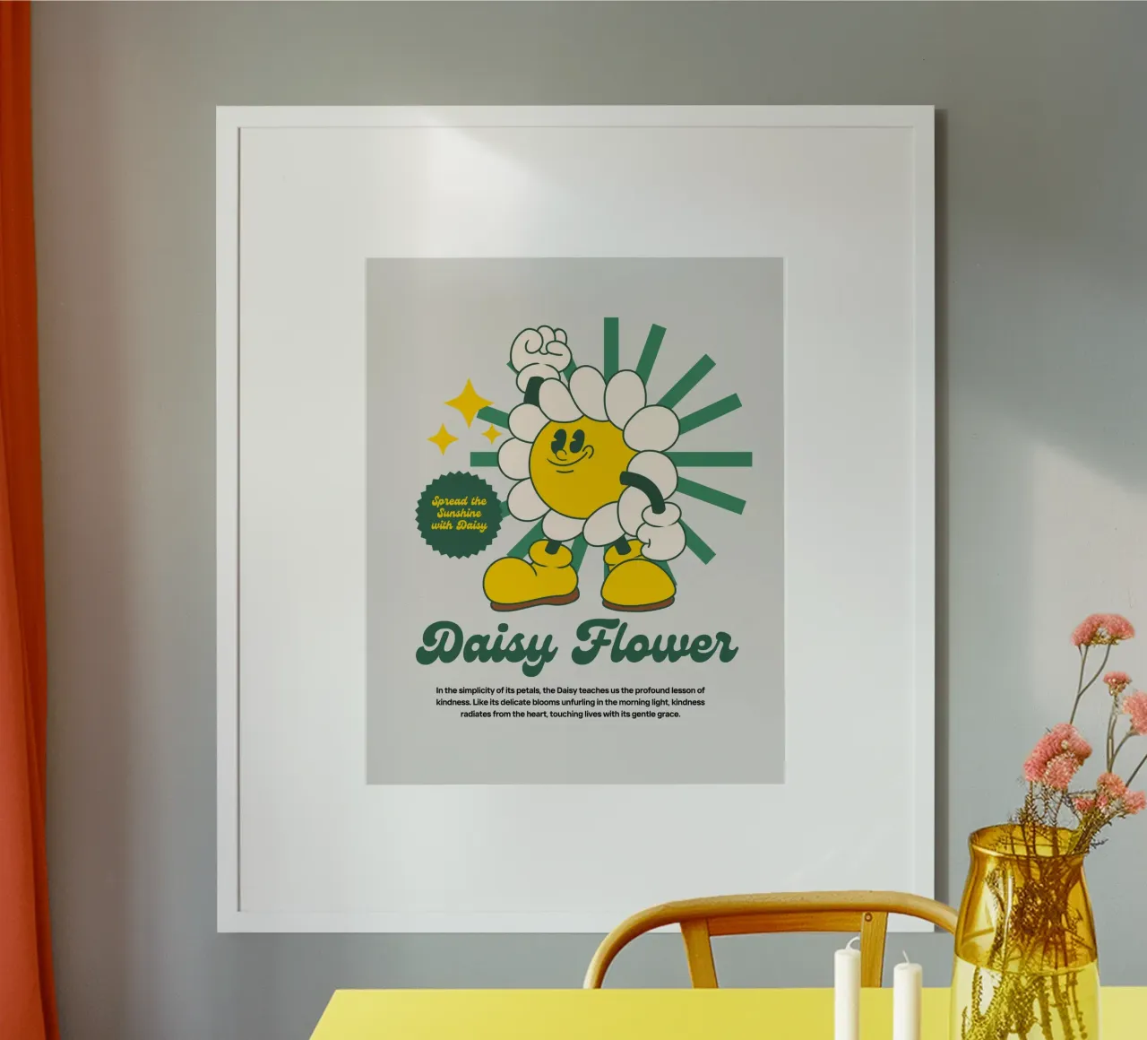 DAISY FLOWER poster da SMRT STUDIO