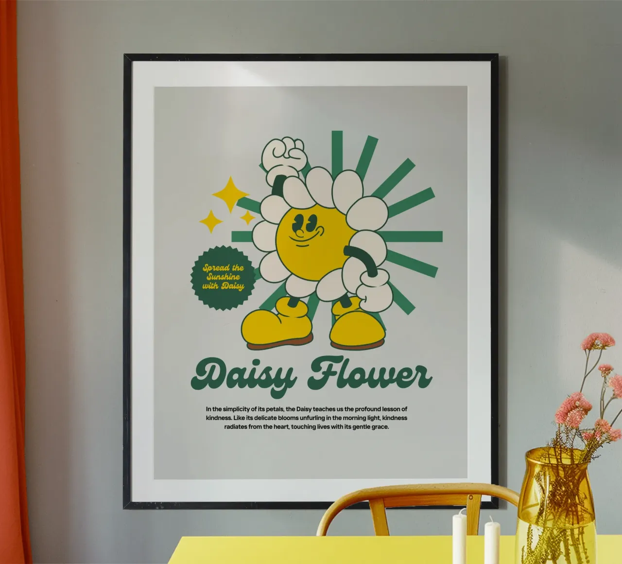 DAISY FLOWER poster da SMRT STUDIO