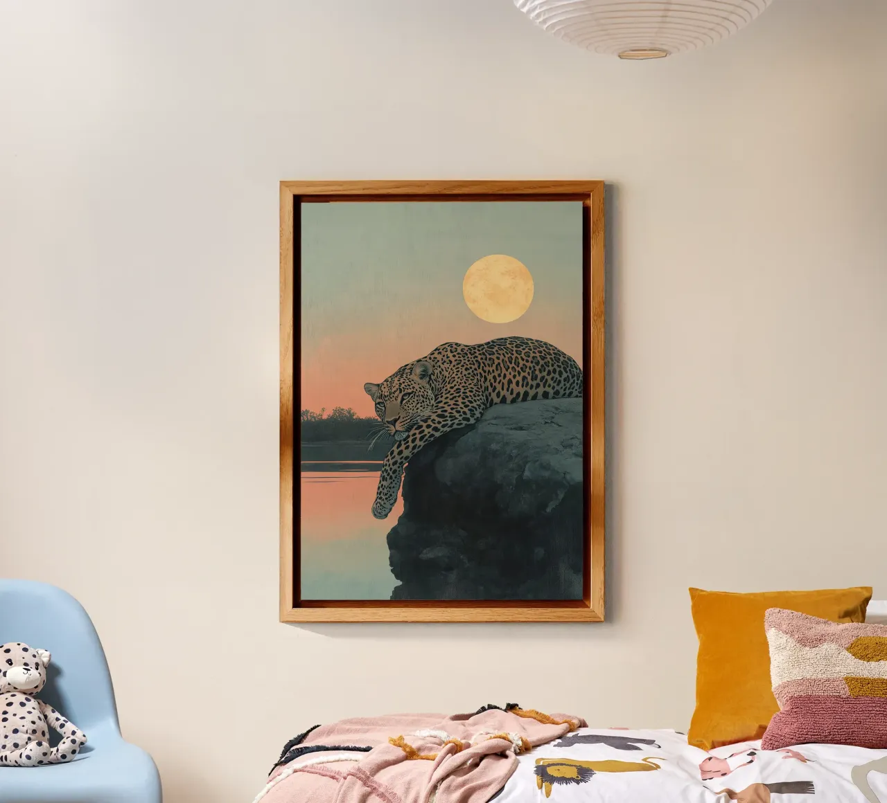 Gattopardo "Un frammento di eternità alluminio dibond da Nikis Art Studio