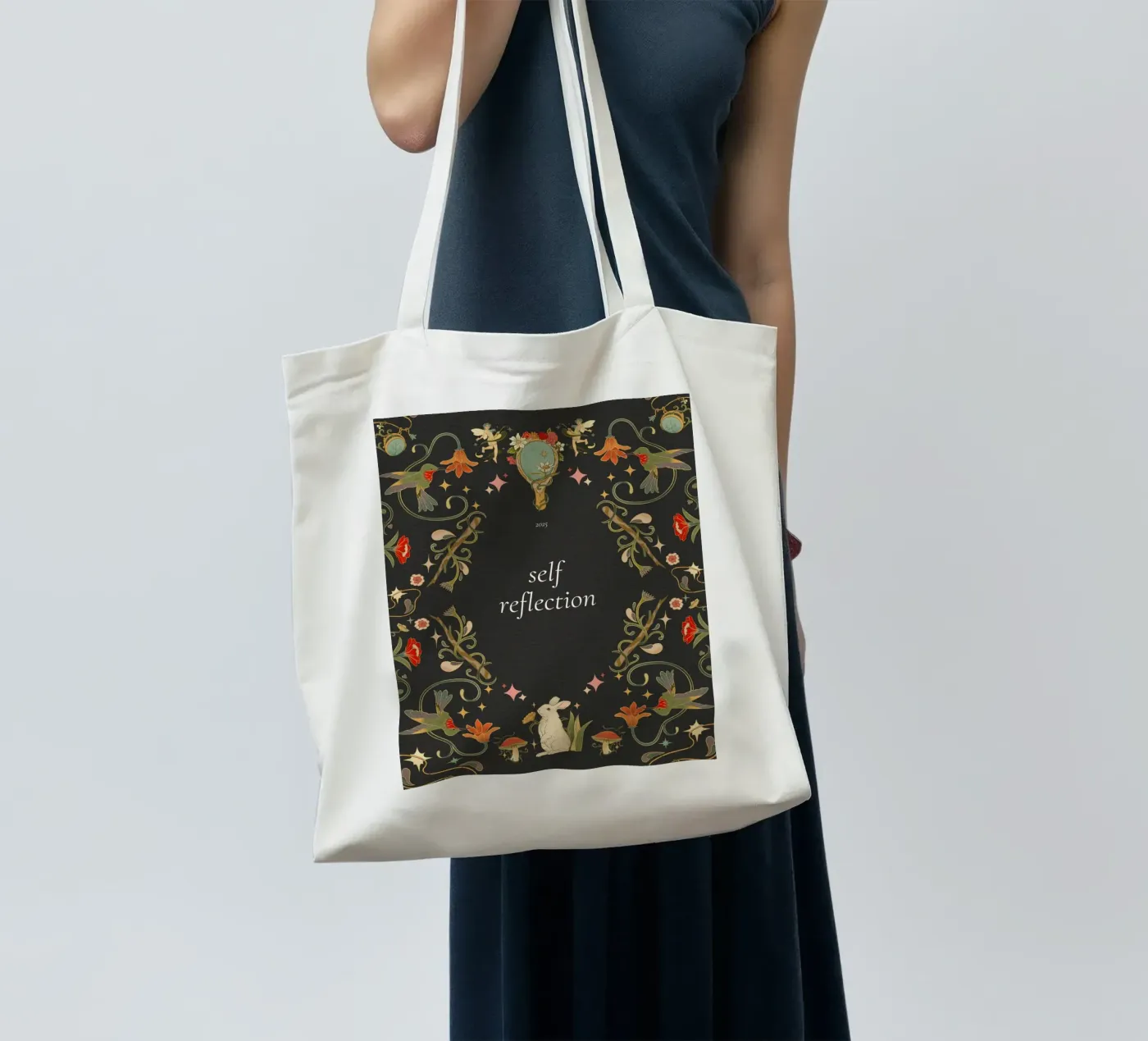 SELF REFLECTION tote bag by SMRT STUDIO