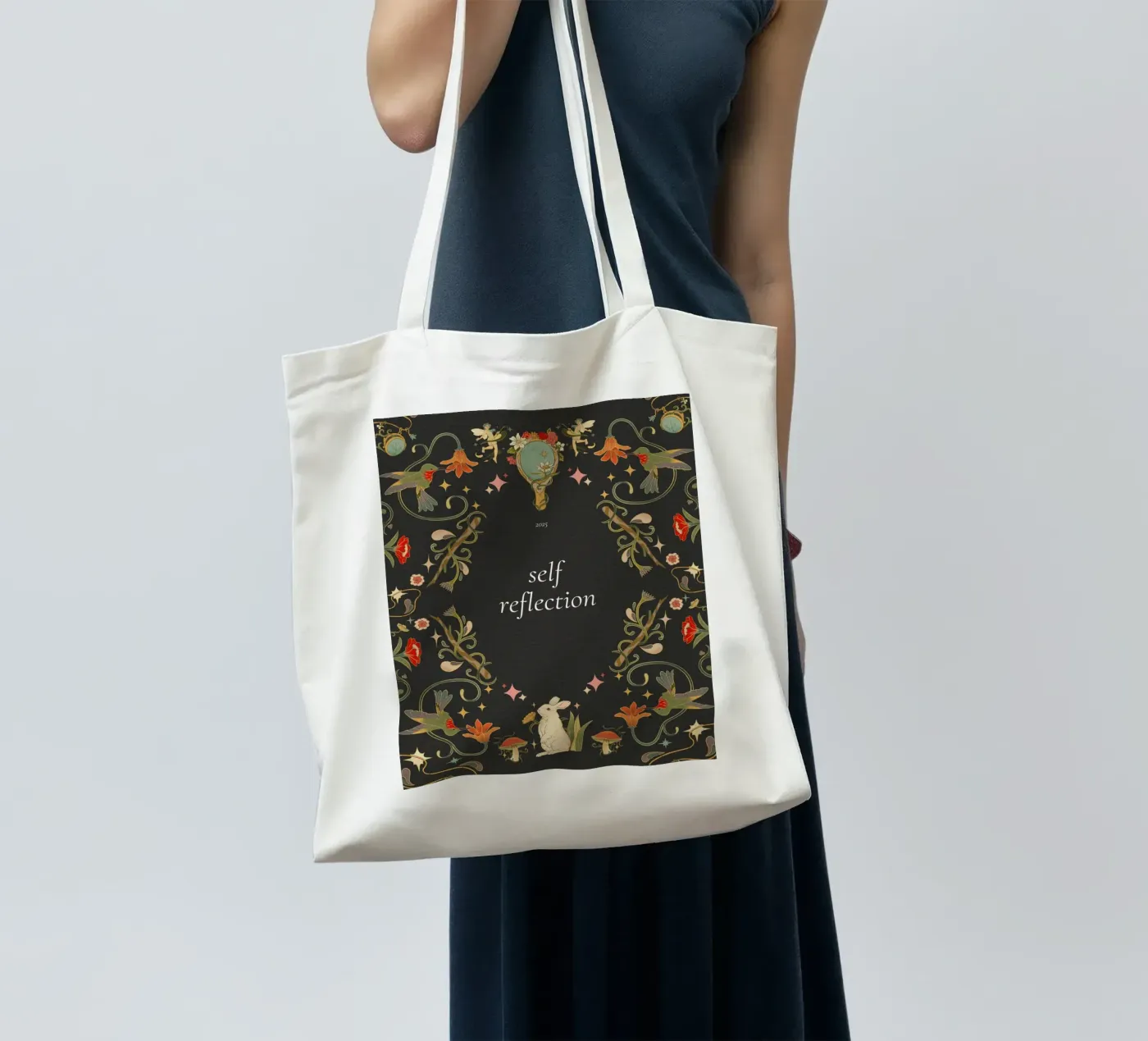 SELF REFLECTION tote bag by SMRT STUDIO
