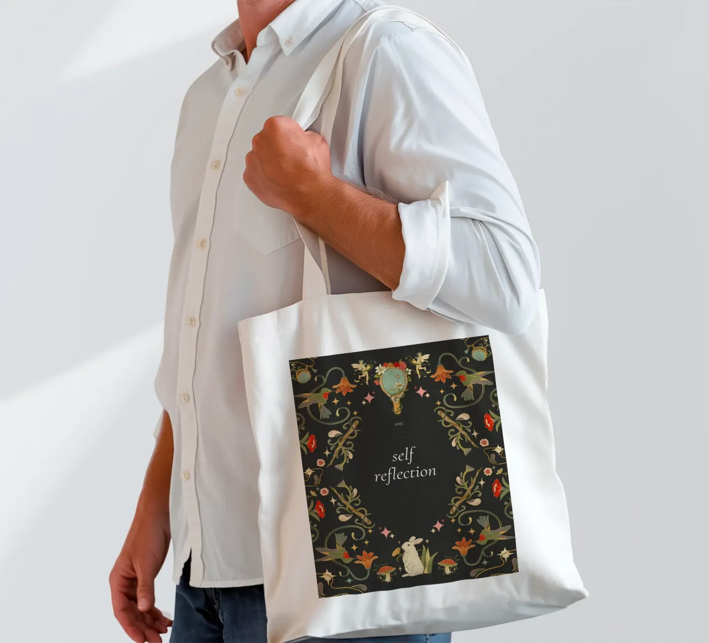 SELF REFLECTION tote bag by SMRT STUDIO