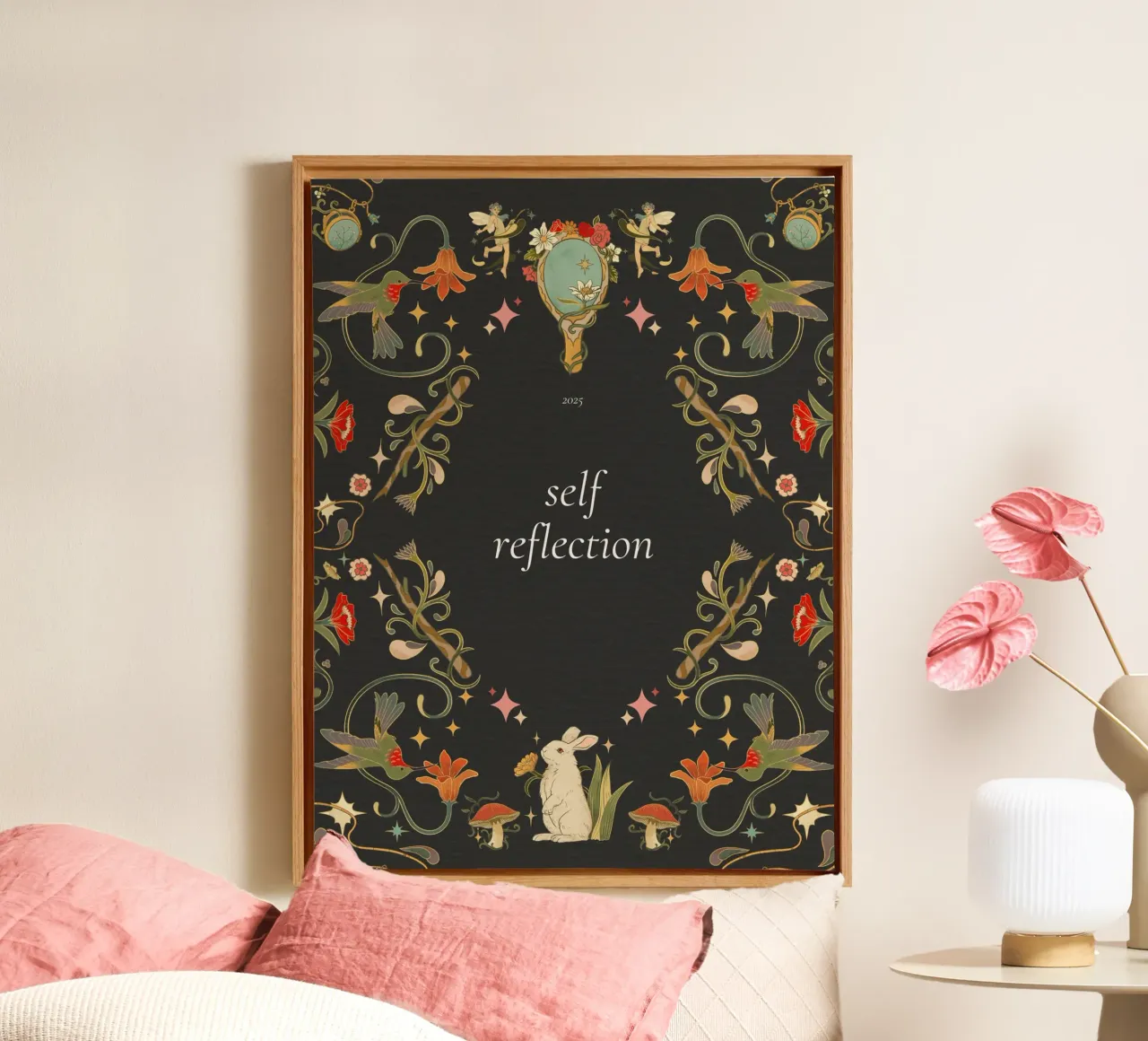 SELF REFLECTION canvas by Einfach Uebel