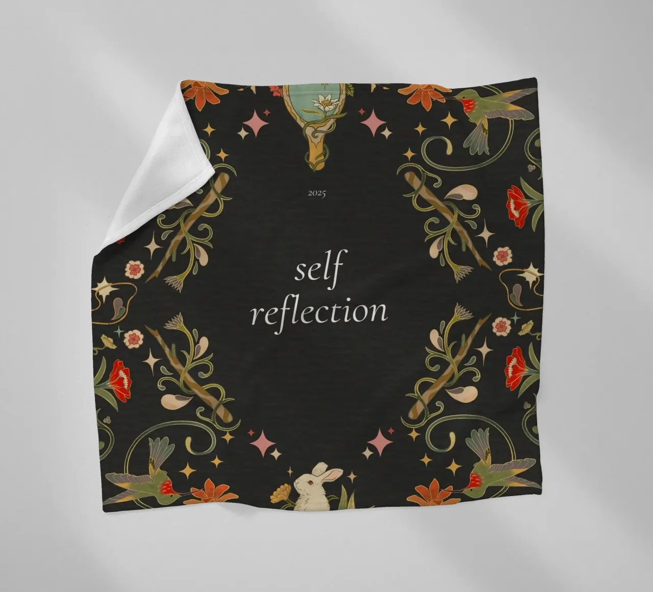 SELF REFLECTION coperta in pile da Einfach Uebel