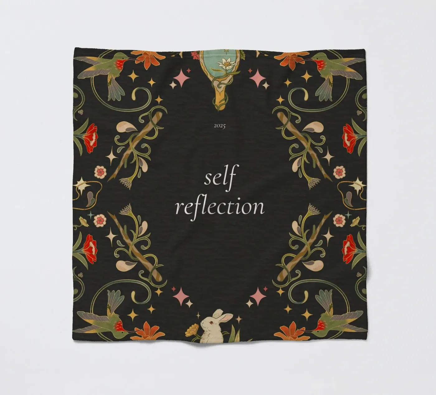 SELF REFLECTION fleecedeken van SMRT STUDIO