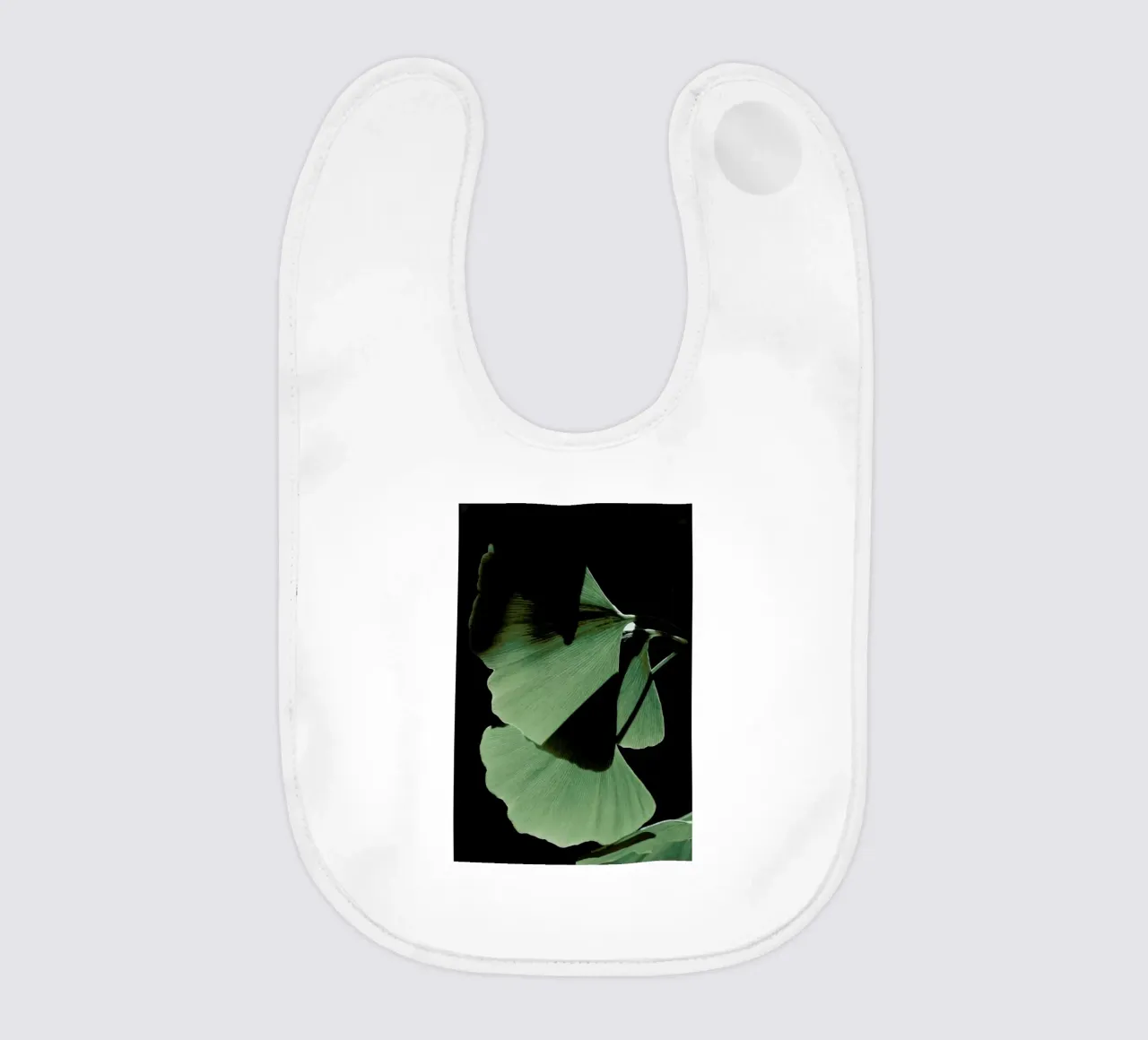 Ginkgo 03 baby bib by Froilein Juno