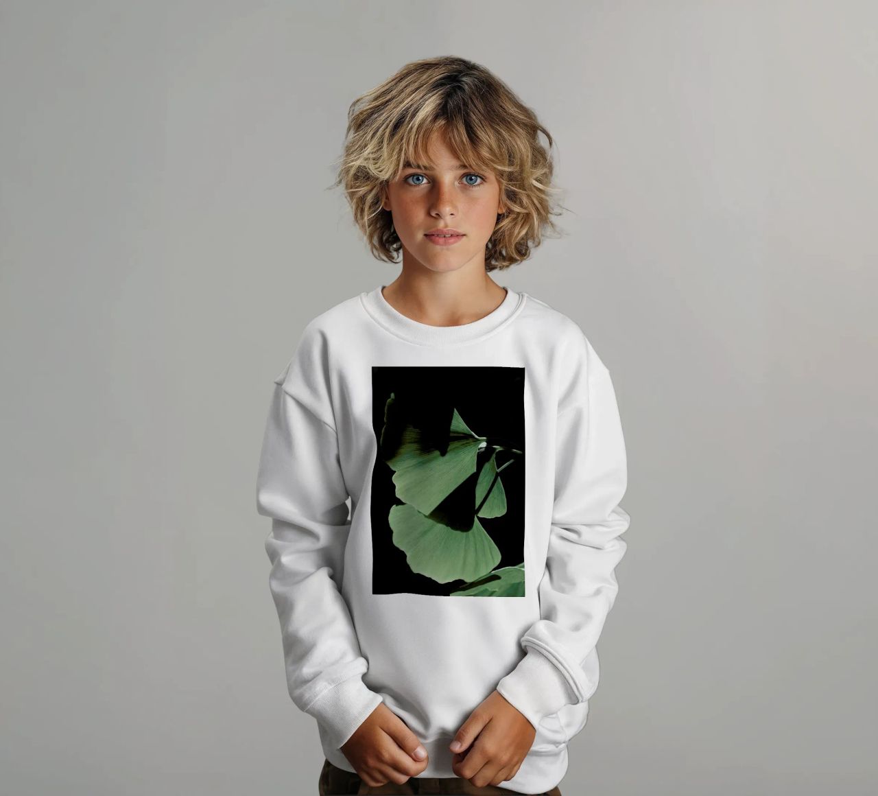 Ginkgo 03 felpa bambino da Froilein Juno