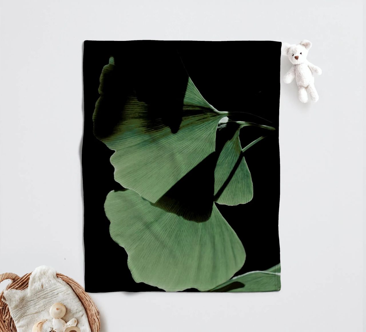 Ginkgo 03 coperta in pile da Froilein Juno