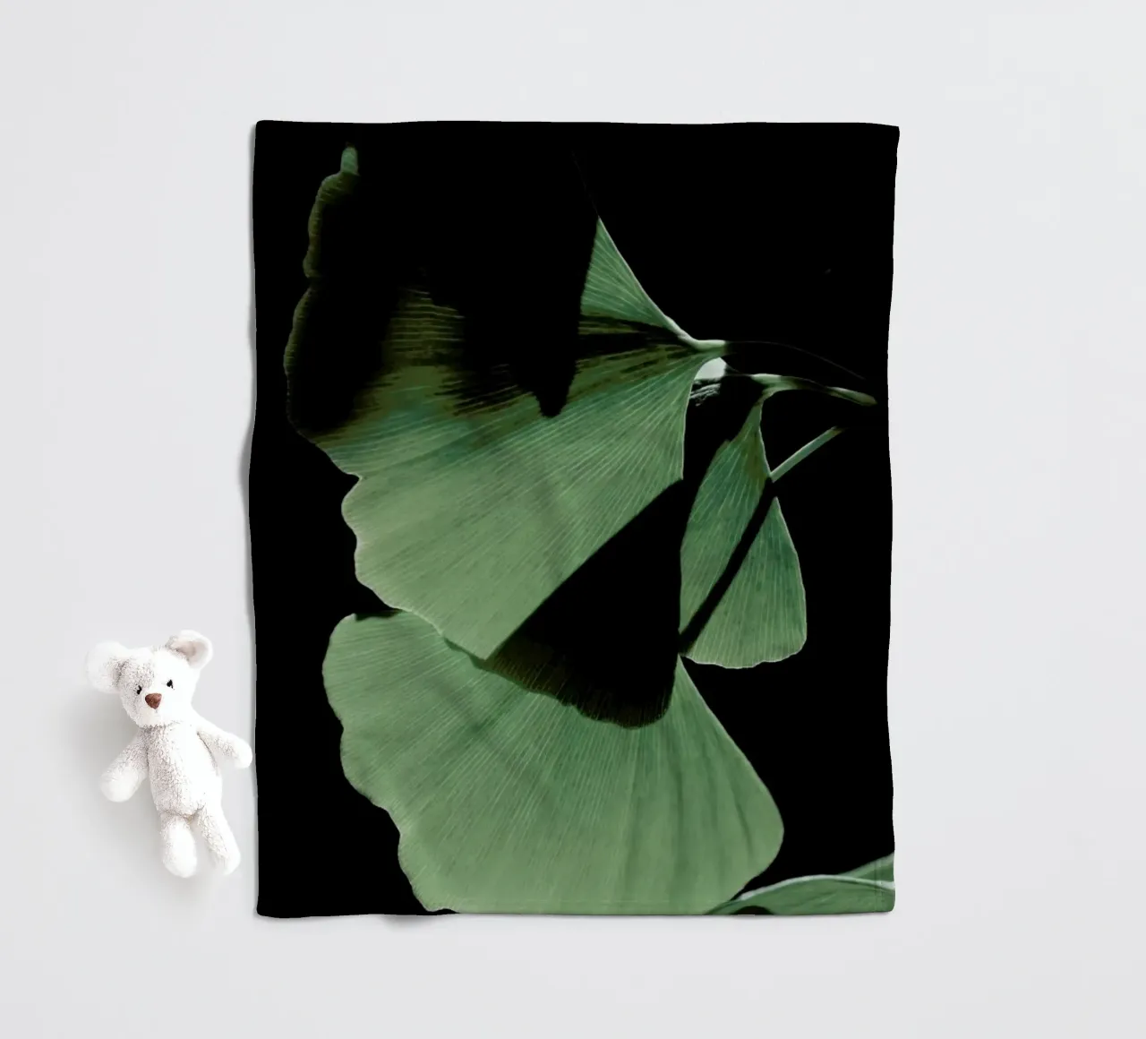 Ginkgo 03 manta de franela de Froilein Juno