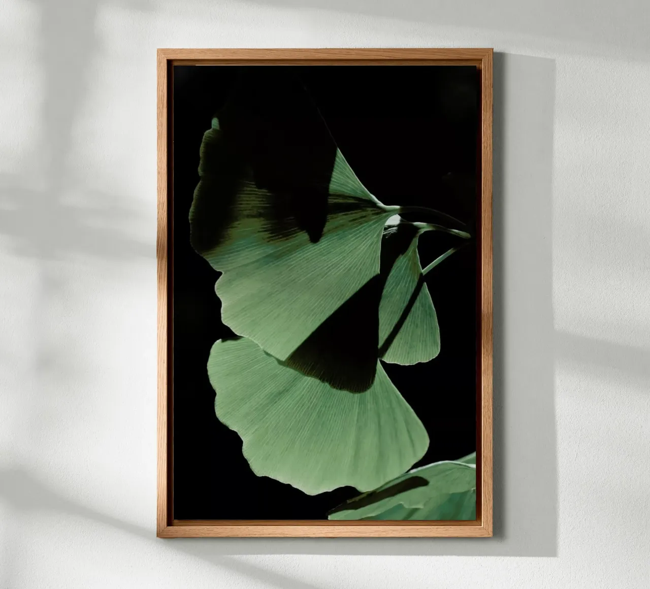 Ginkgo 03 tela con Cornice a cassetta da Froilein Juno