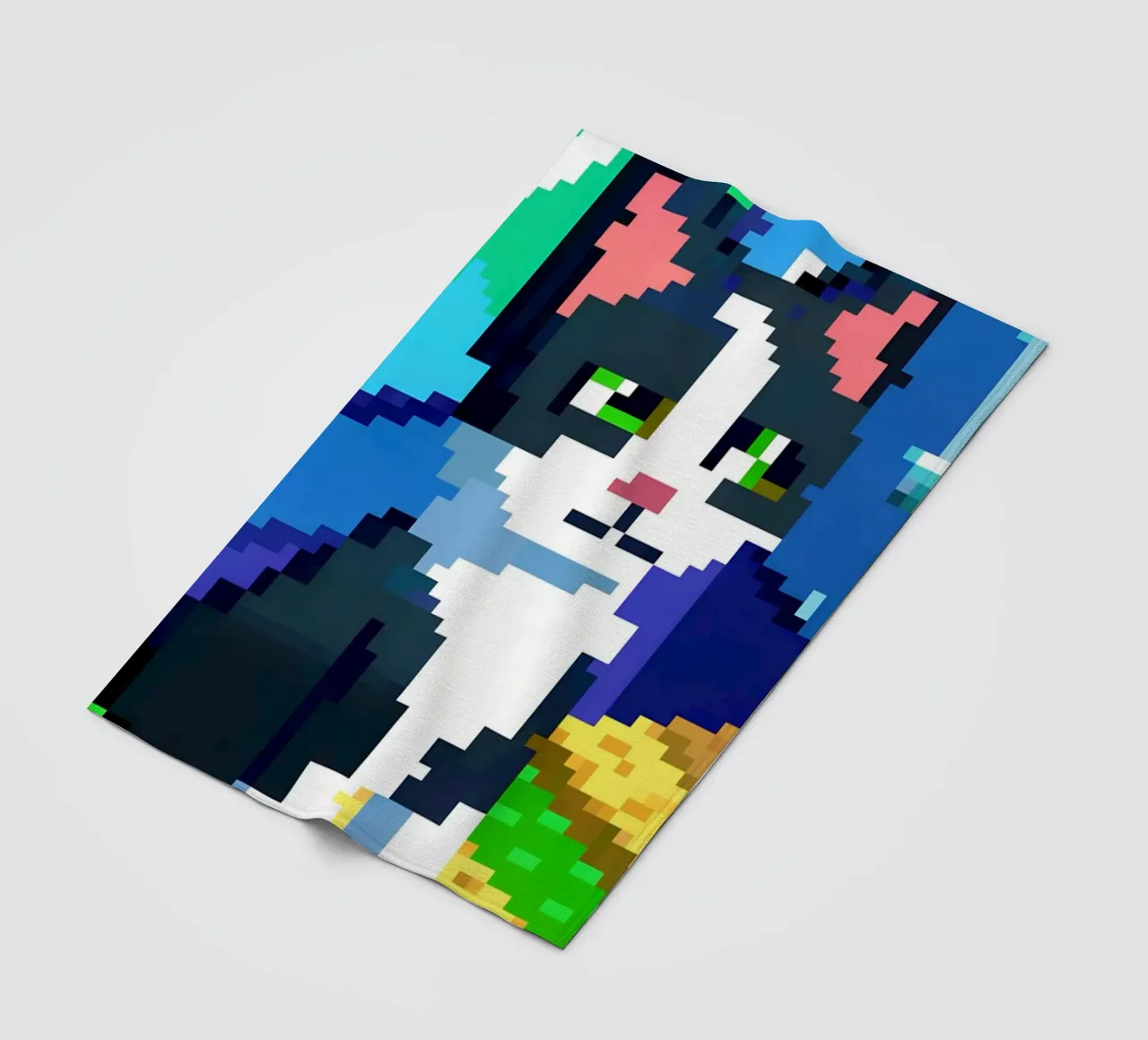 Gatto bianco e nero coperta in pile da DOG AND CAT
