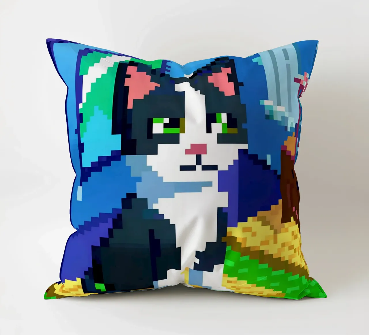 Gatto bianco e nero cuscino da DOG AND CAT