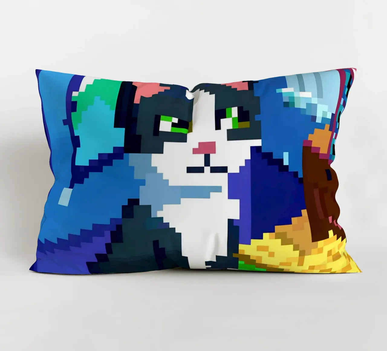 Gatto bianco e nero cuscino da DOG AND CAT