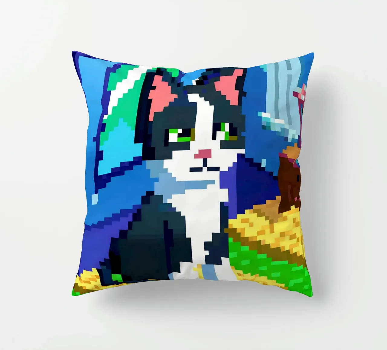 Gatto bianco e nero cuscino da DOG AND CAT