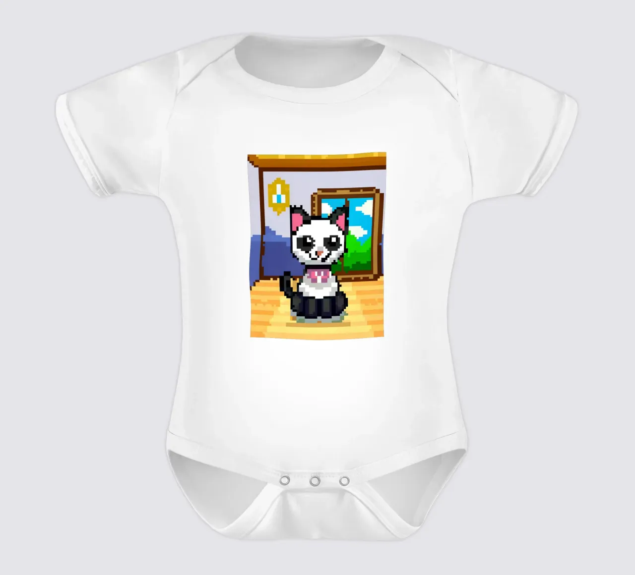 Gatto femmina body neonato maniche corte da DOG AND CAT