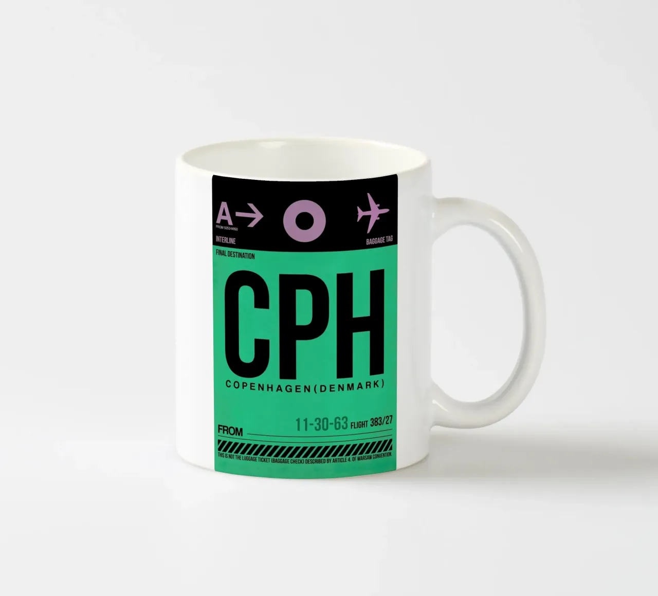 CPH-Kopenhagen tazza in ceramica da Naxart
