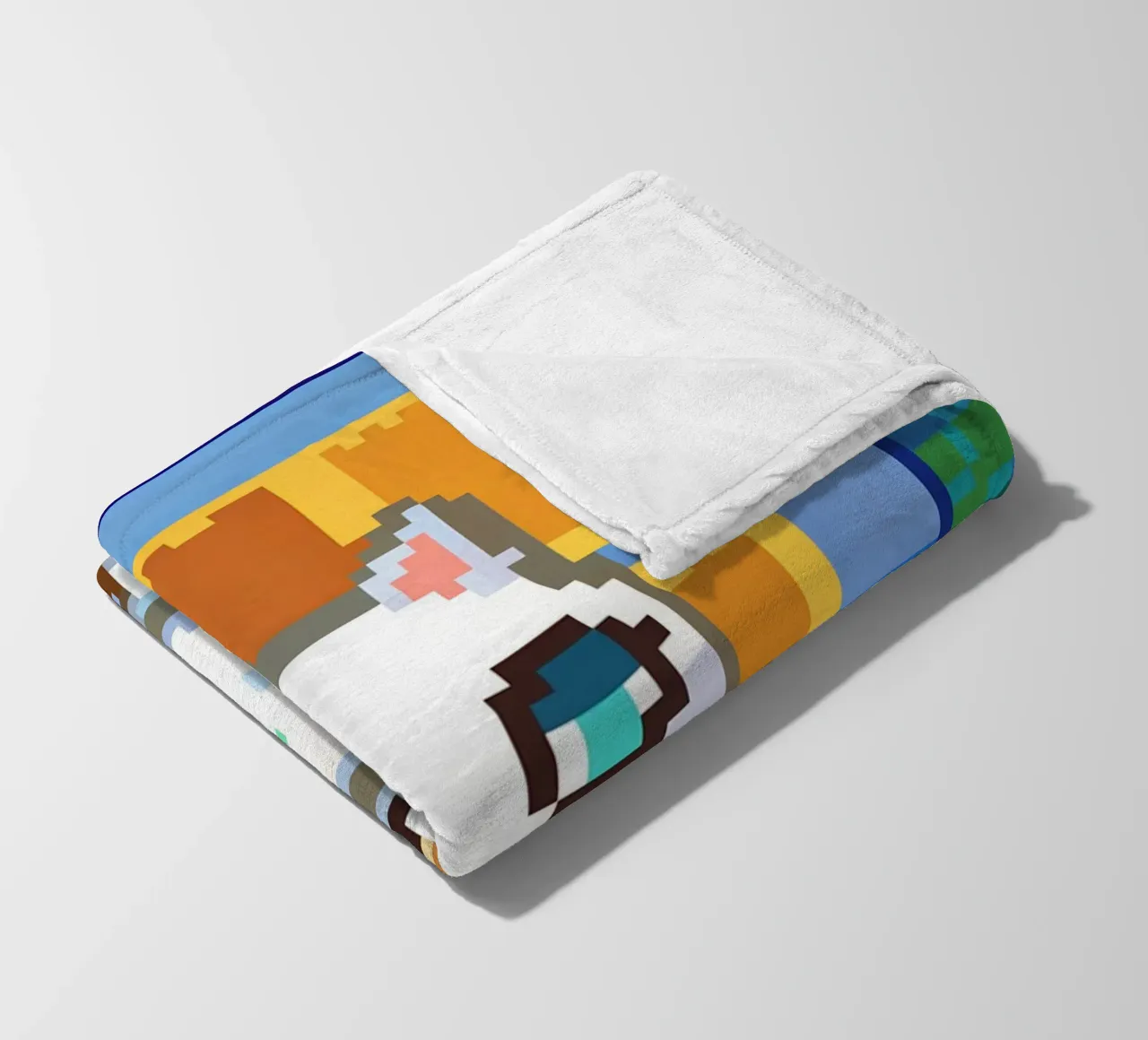 Gatto bianco carino coperta in pile da DOG AND CAT