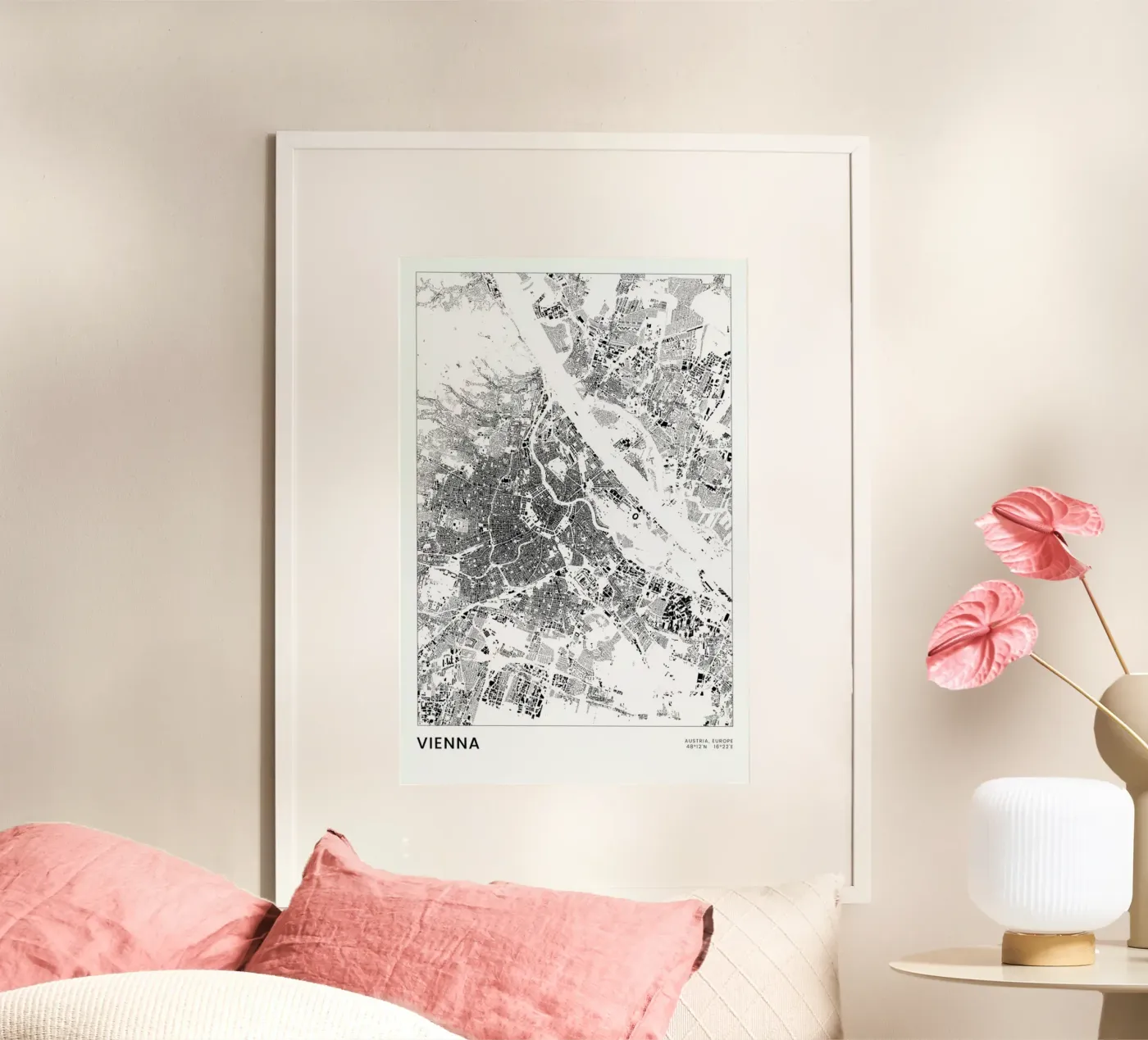 Vienna poster de The Cartography Collection