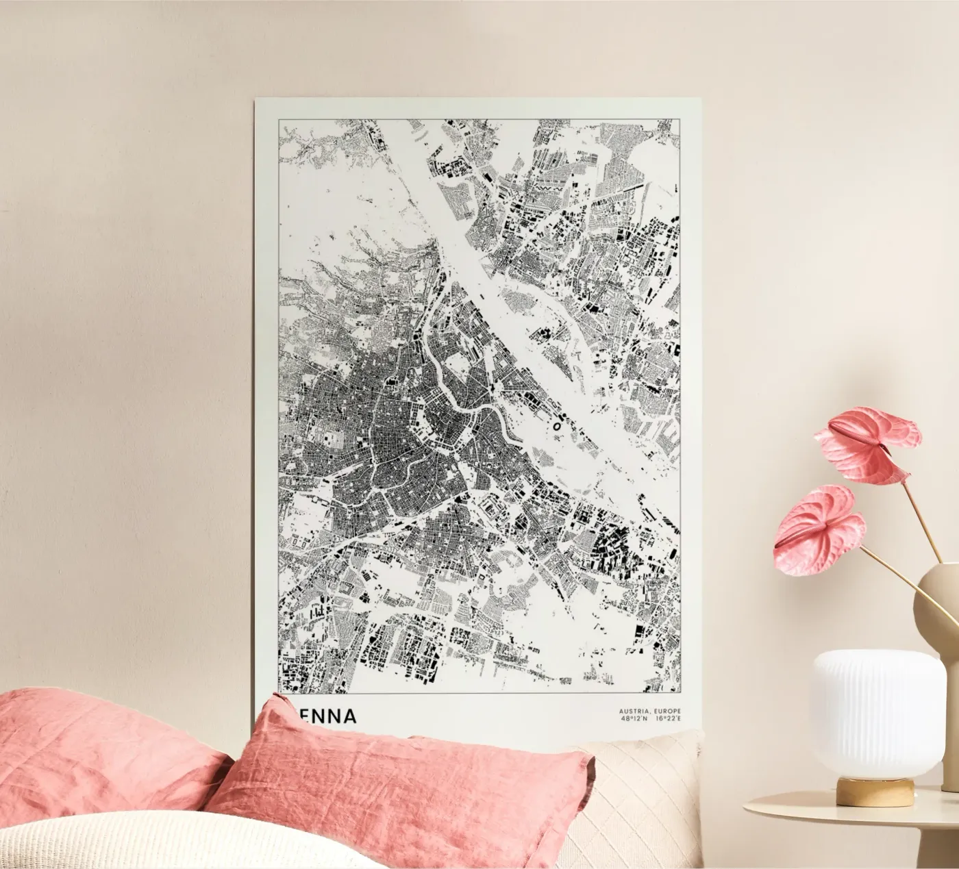 Vienna poster de The Cartography Collection