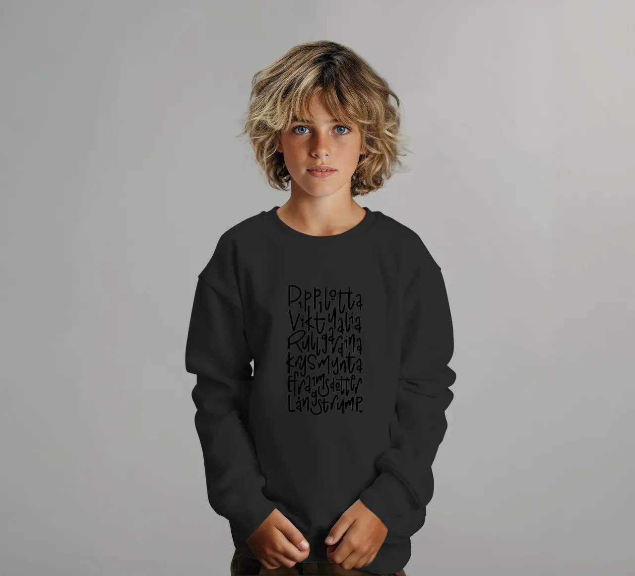 Pippi Langstrumpf felpa bambino da LIMITED EDITION LETTERS