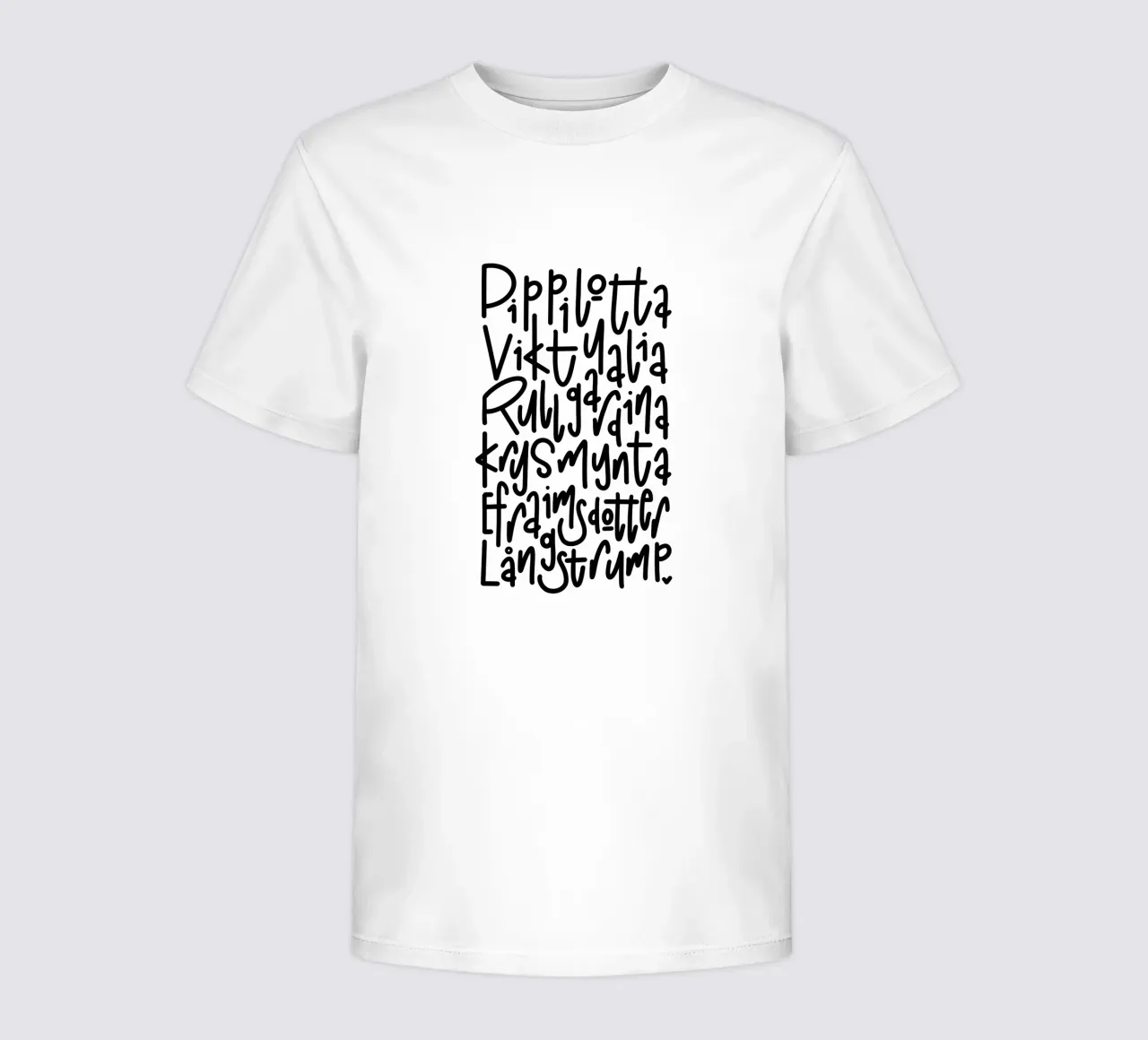 Pippi Langstrumpf t-shirt bambini da LIMITED EDITION LETTERS