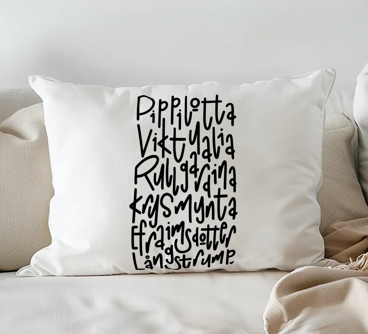 Pippi Langstrumpf cuscino da LIMITED EDITION LETTERS