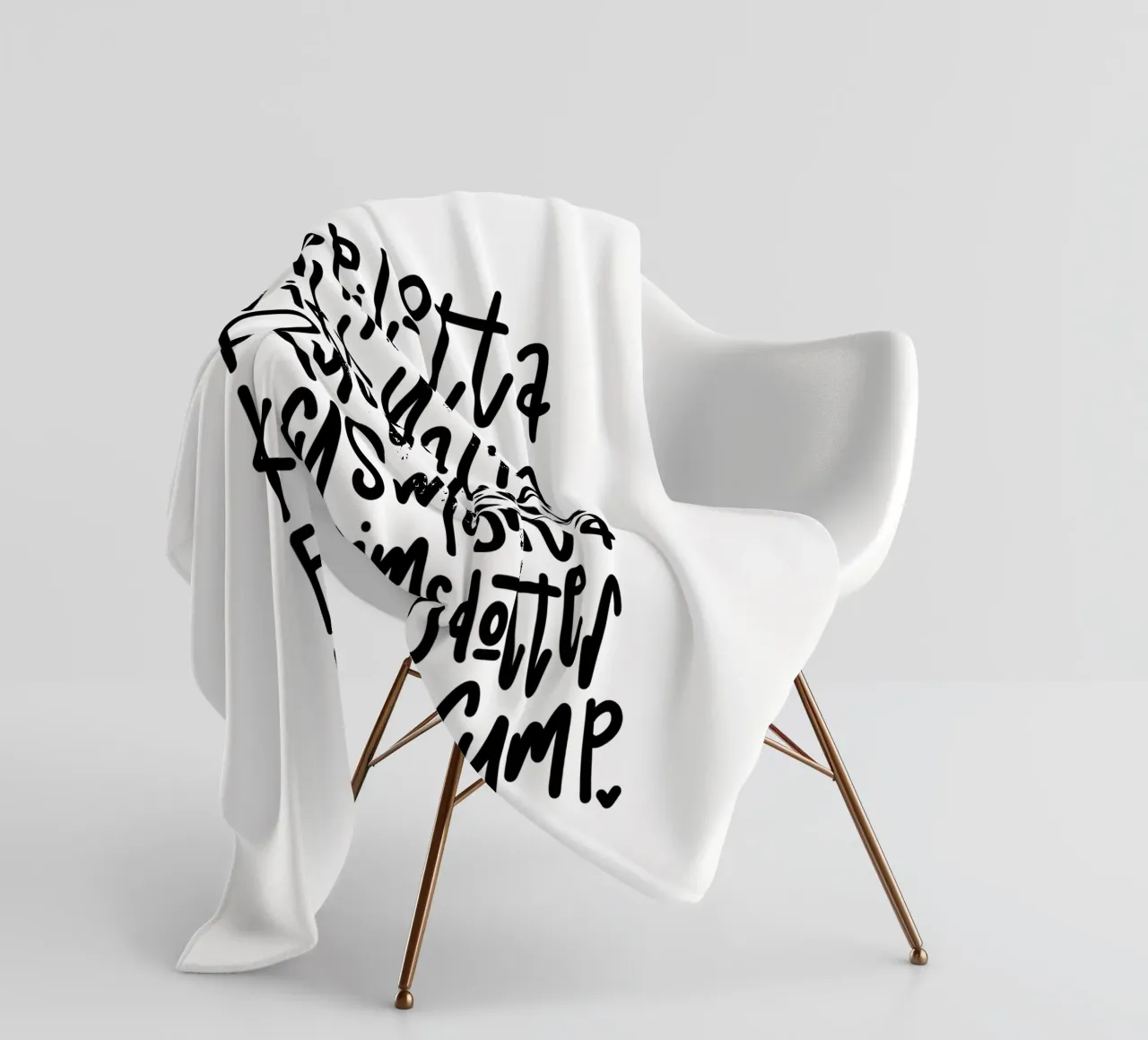 Pippi Langstrumpf coperta in pile da LIMITED EDITION LETTERS