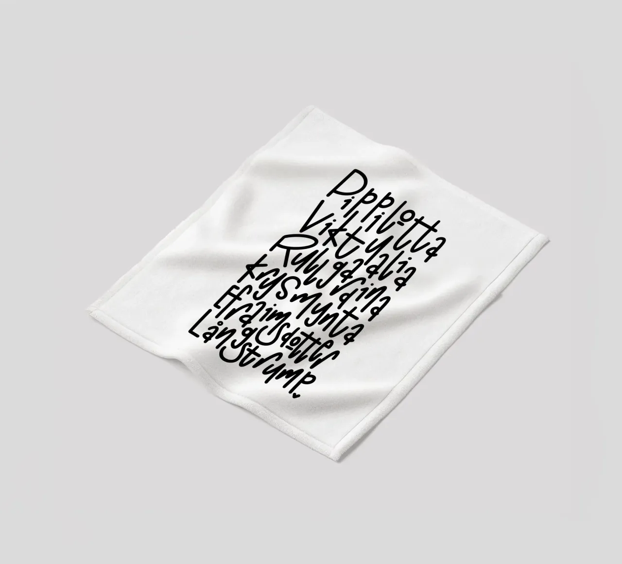 Pippi Langstrumpf coperta in pile da LIMITED EDITION LETTERS