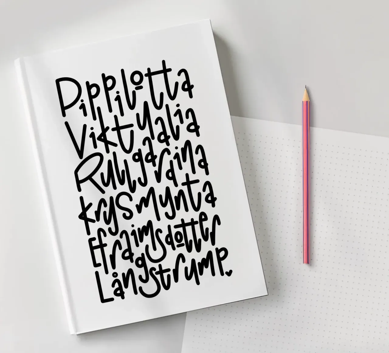 Pippi Langstrumpf notebook by LIMITED EDITION LETTERS