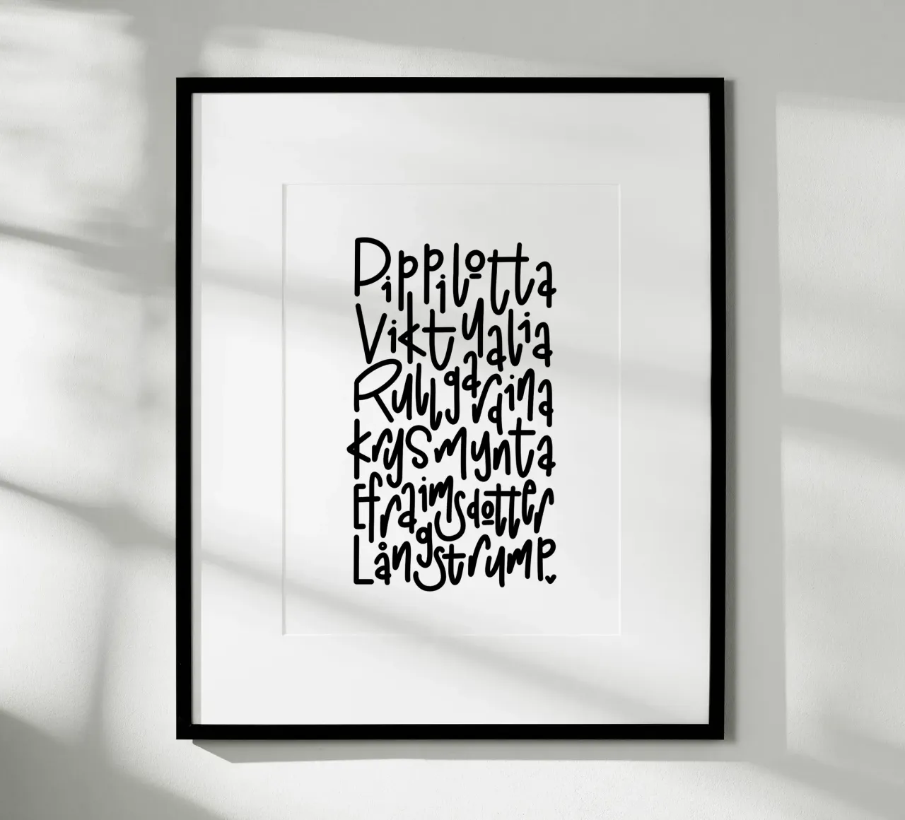 Pippi Langstrumpf carta hahnemühle da LIMITED EDITION LETTERS