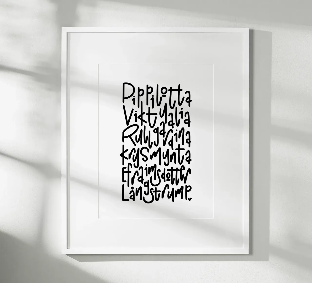 Pippi Langstrumpf carta hahnemühle da LIMITED EDITION LETTERS