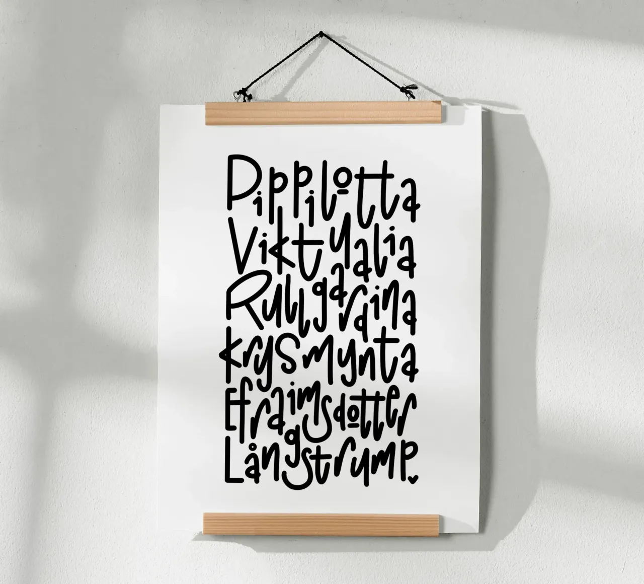 Pippi Langstrumpf carta hahnemühle da LIMITED EDITION LETTERS