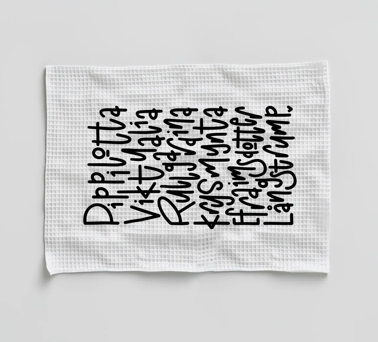 Pippi Langstrumpf canovaccio da cucina da LIMITED EDITION LETTERS