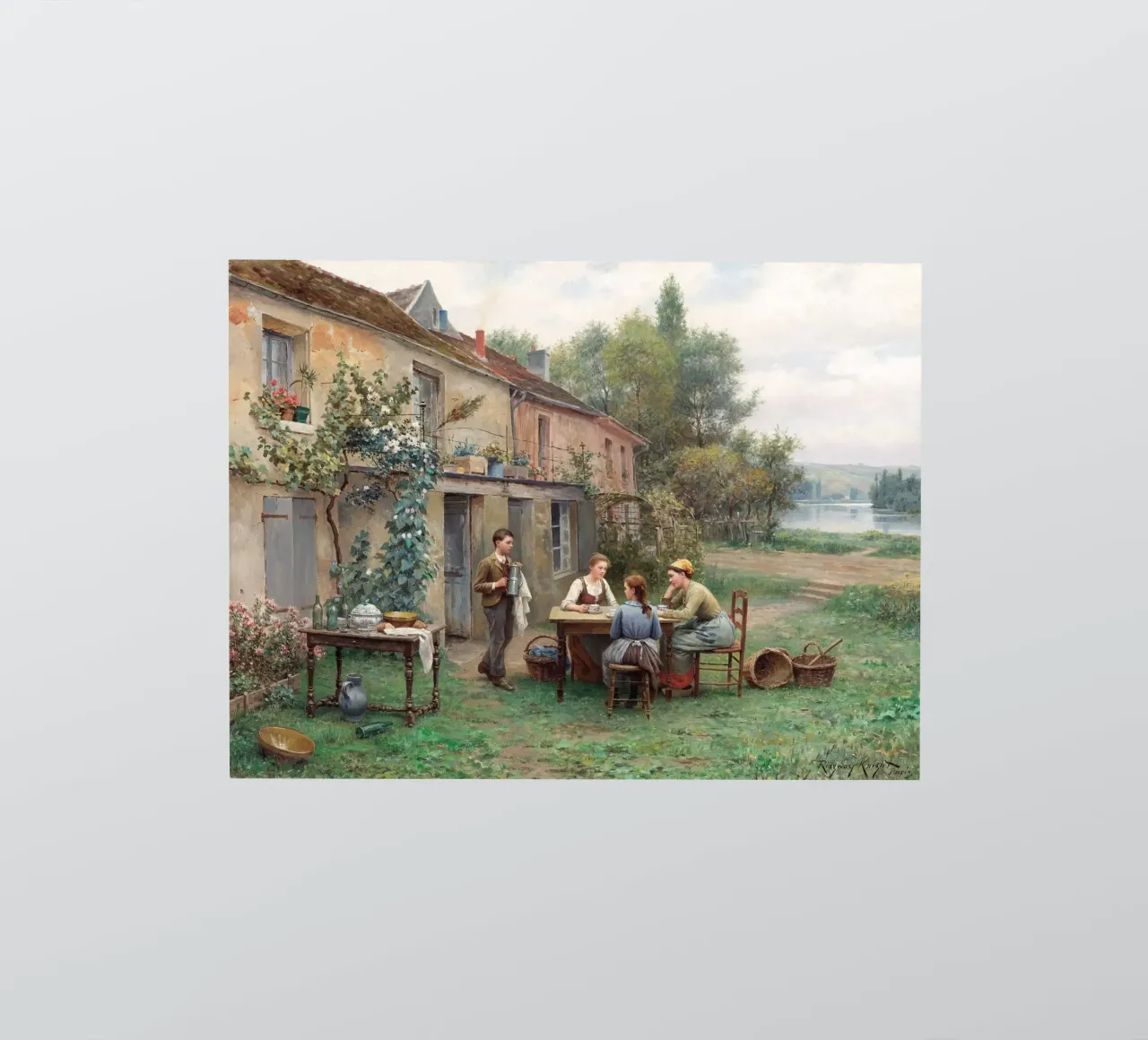 Rustic Coffee in the garden adesivo da apoloprints