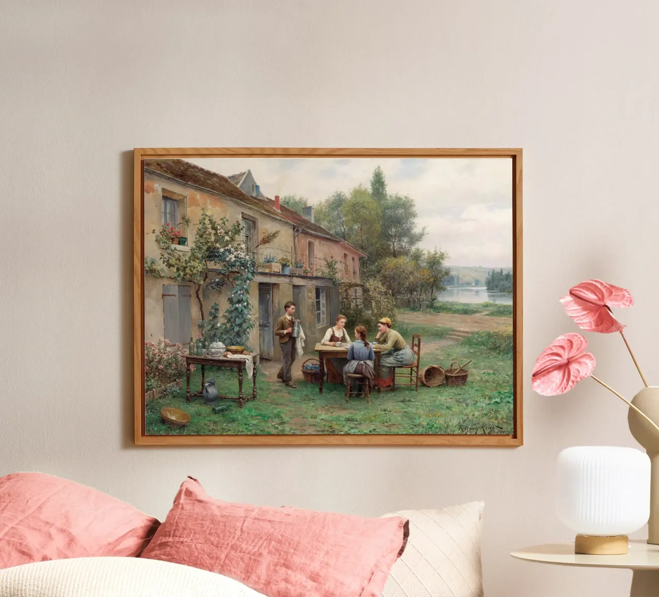 Rustic Coffee in the garden alluminio dibond da apoloprints