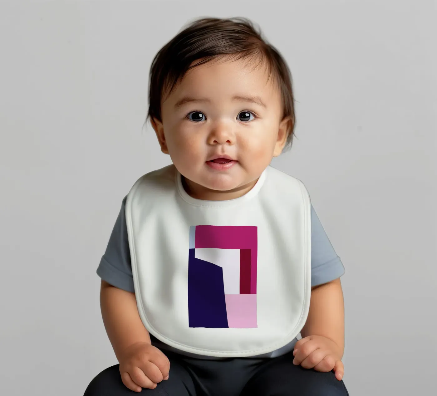 Structure 1 baby bib by Jonathan Lawes