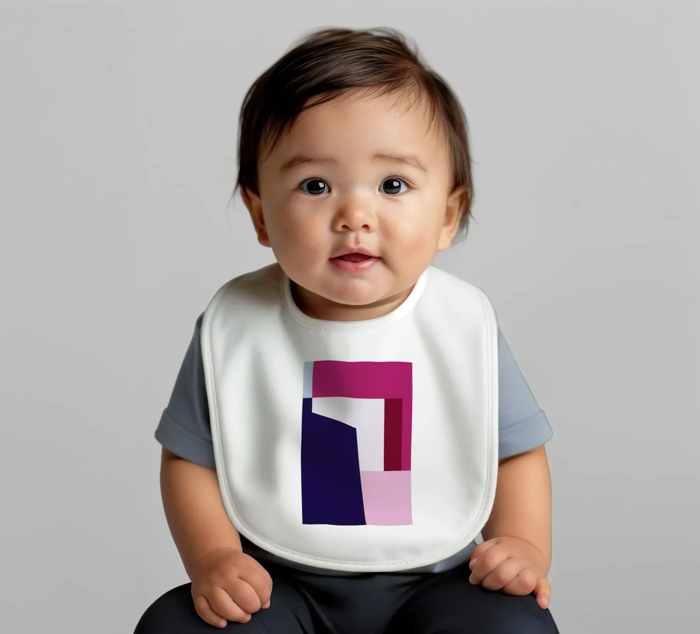 Structure 1 baby bib by Jonathan Lawes