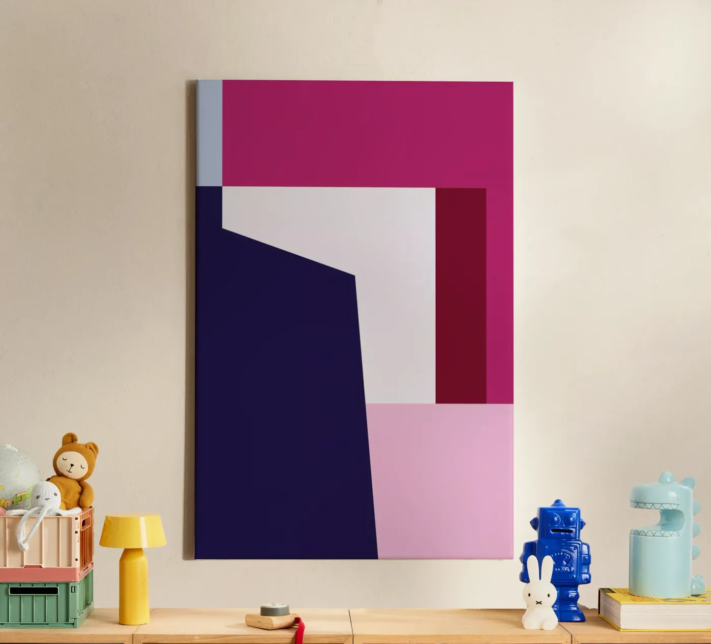 Structure 1 canvas by Jonathan Lawes