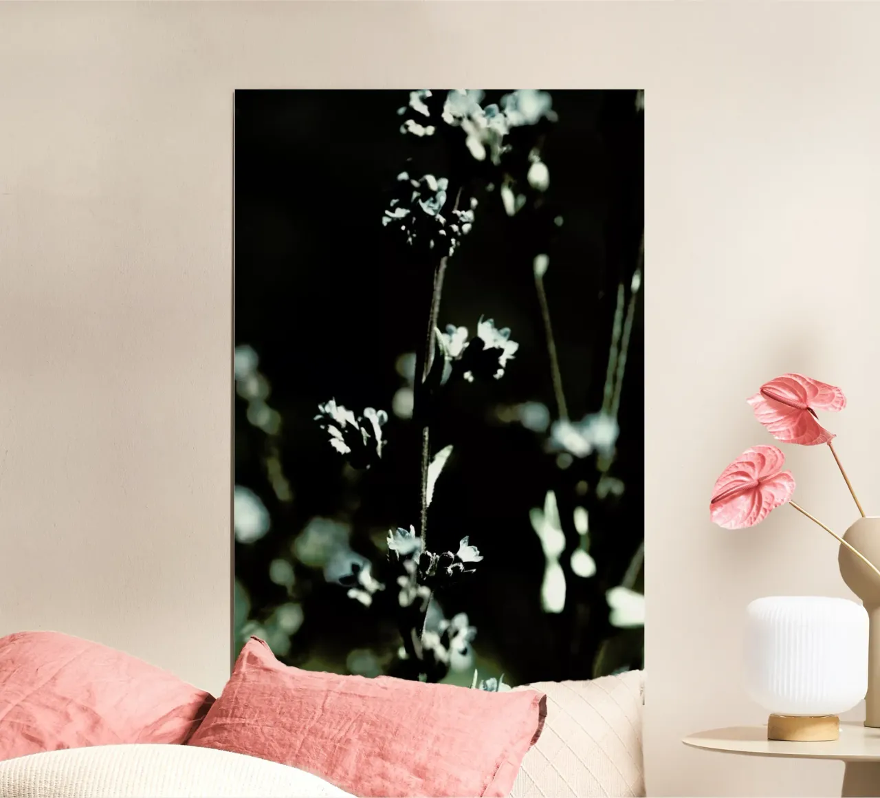 Wild Flower 01 poster con telaio in plastica da Froilein Juno