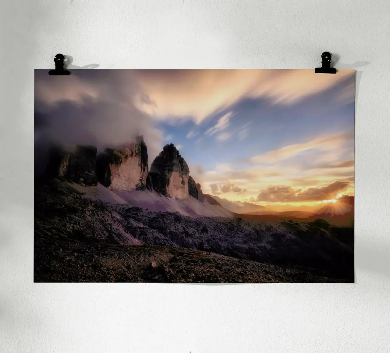 The Final Moment poster con telaio in alluminio da Pictufy