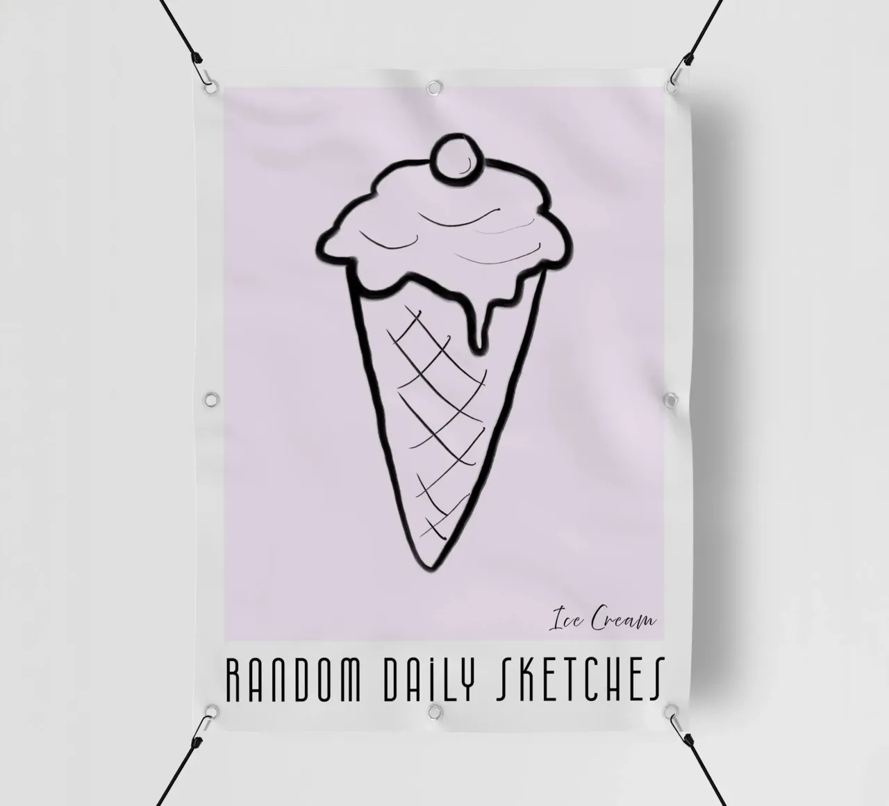 daily sketch ice cream pvc cover by words-in-frames