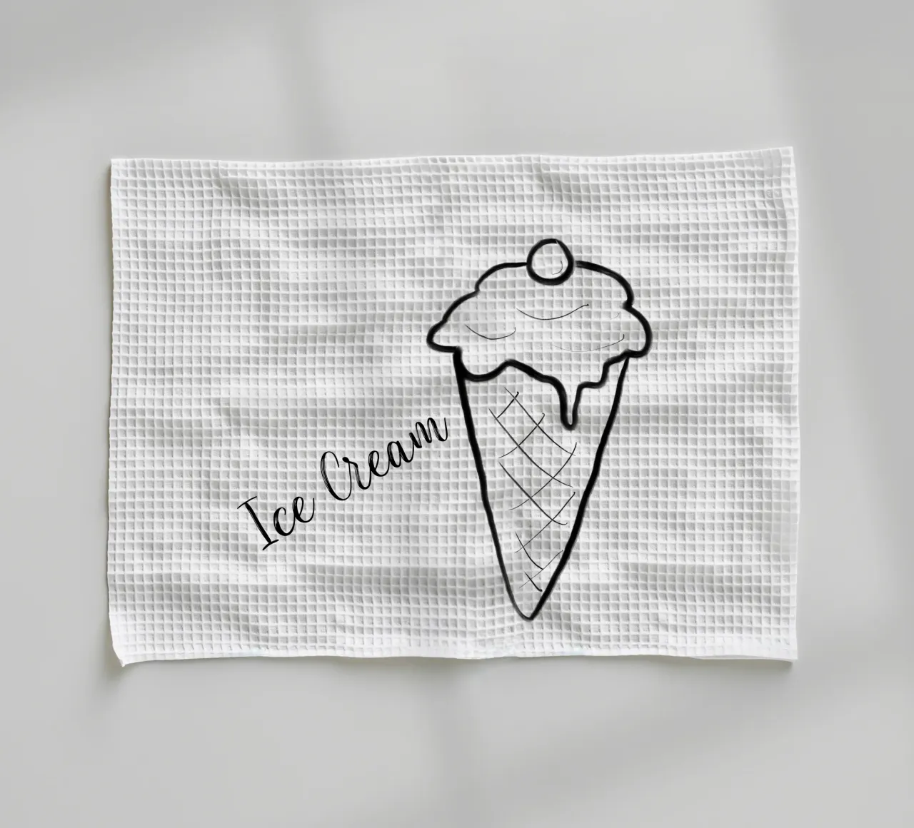 crème glacée daily sketch torchon de words-in-frames