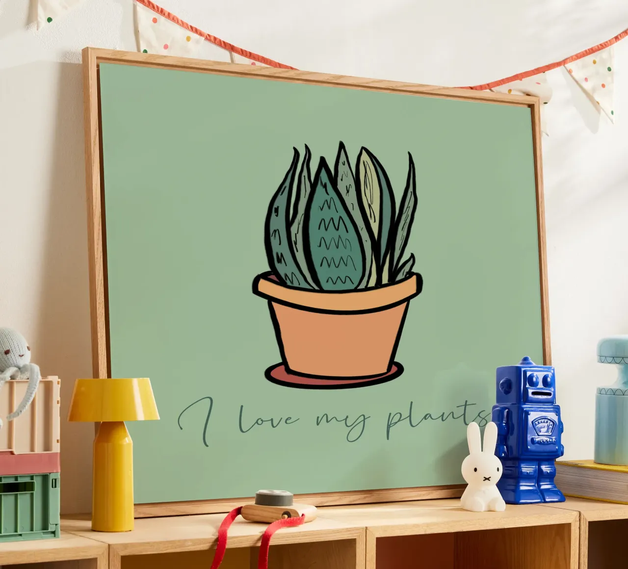 beetles, plants & ice cream acrylic glass by words-in-frames